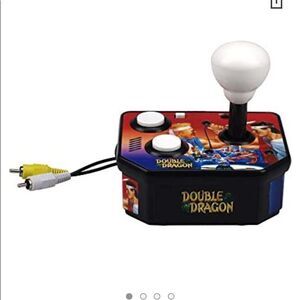 Handheld dbl dragon plug and play arcade game with joystick